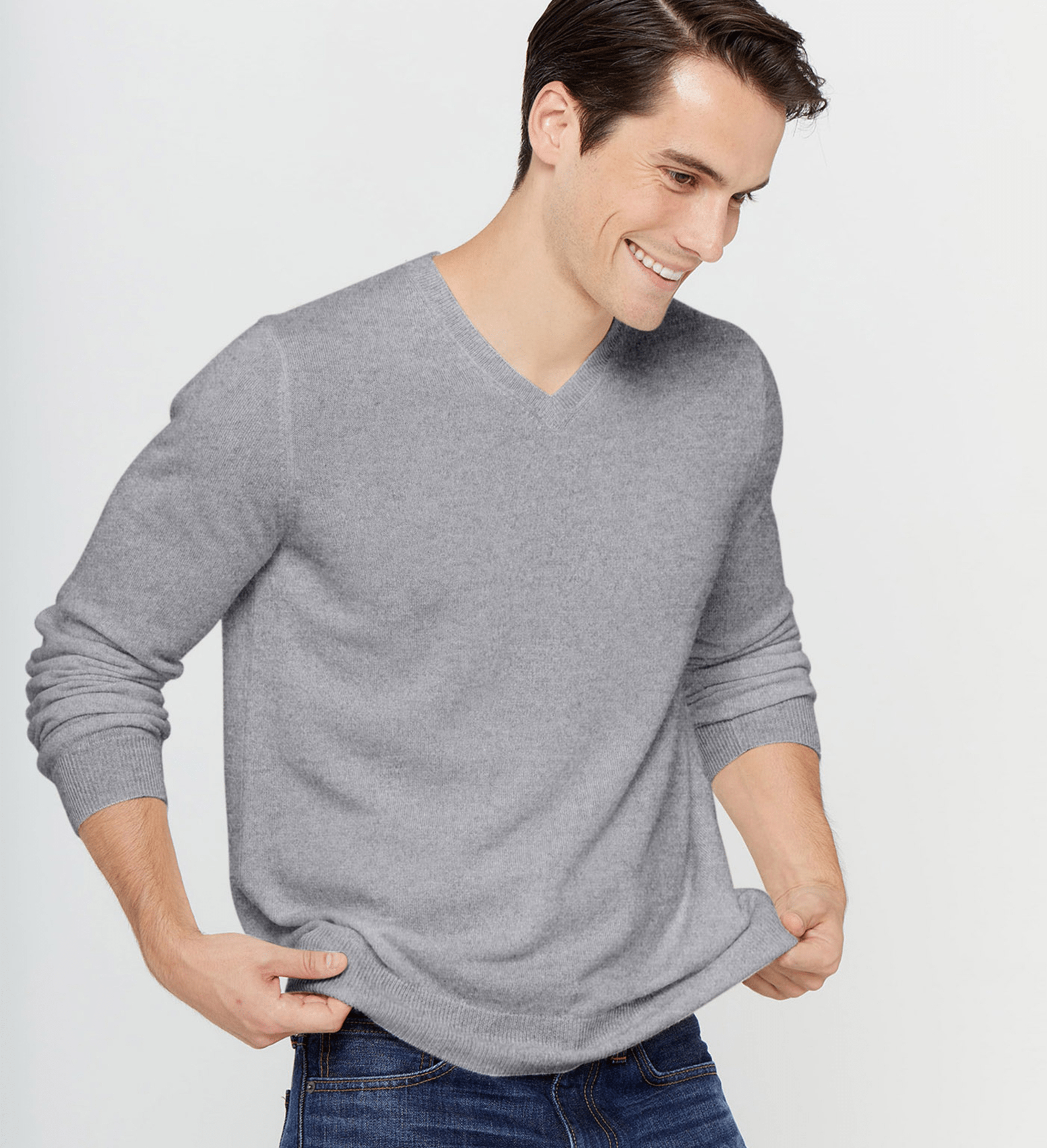 The Men's Basic V-Neck Cashmere Sweater