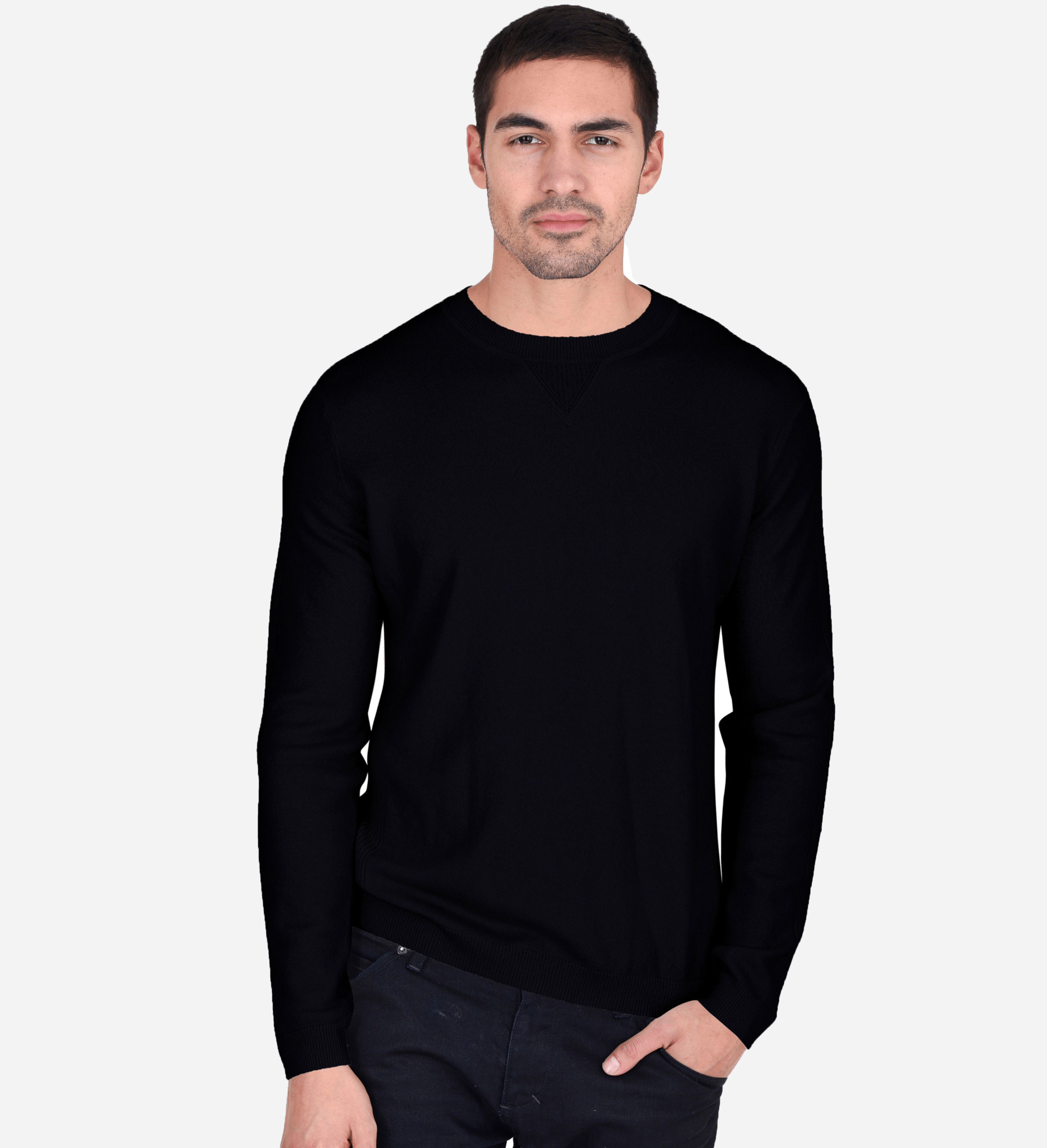 The Textured Cashmere Crewneck Sweater