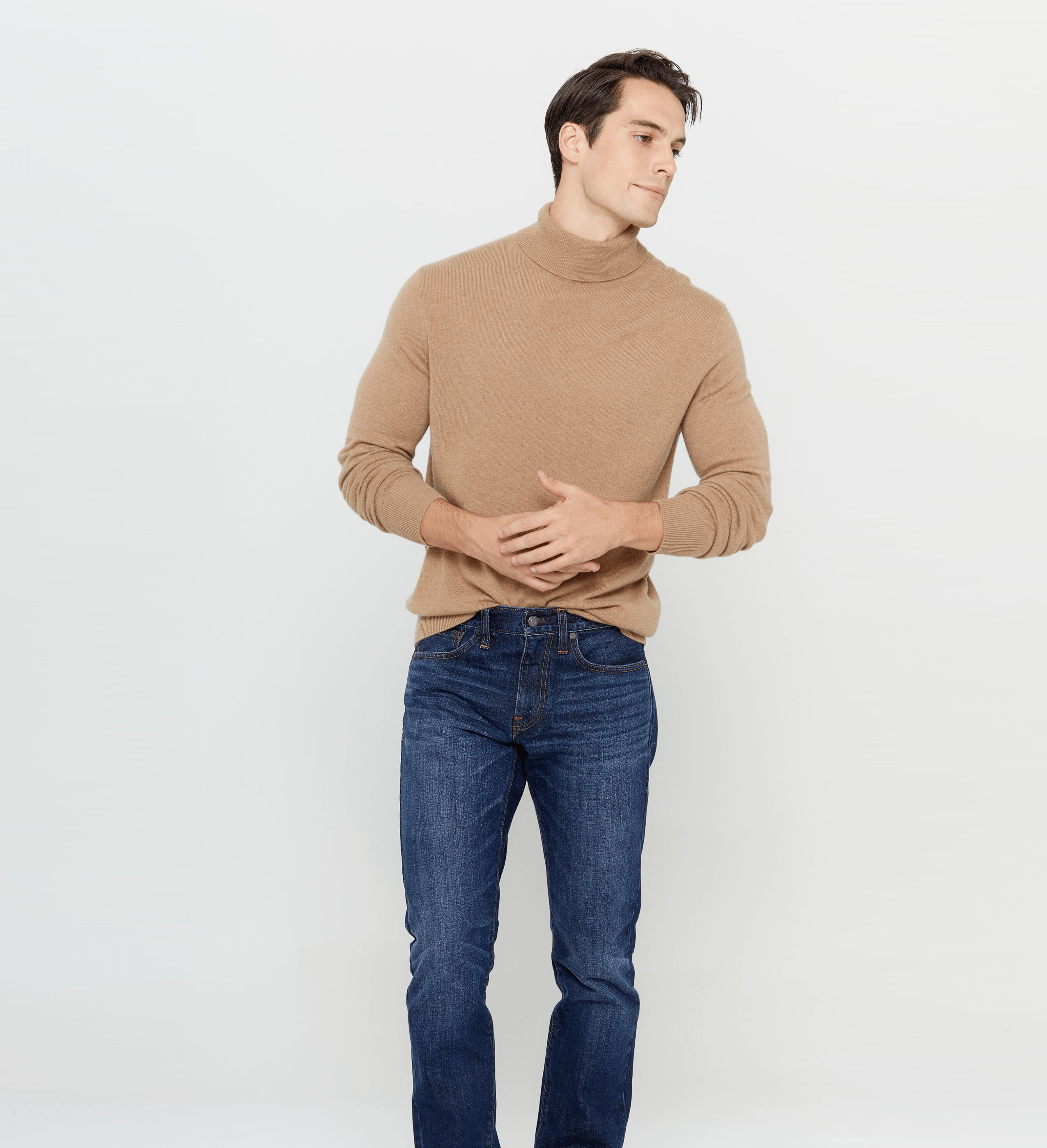 The Cashmere Turtleneck Basic Sweater