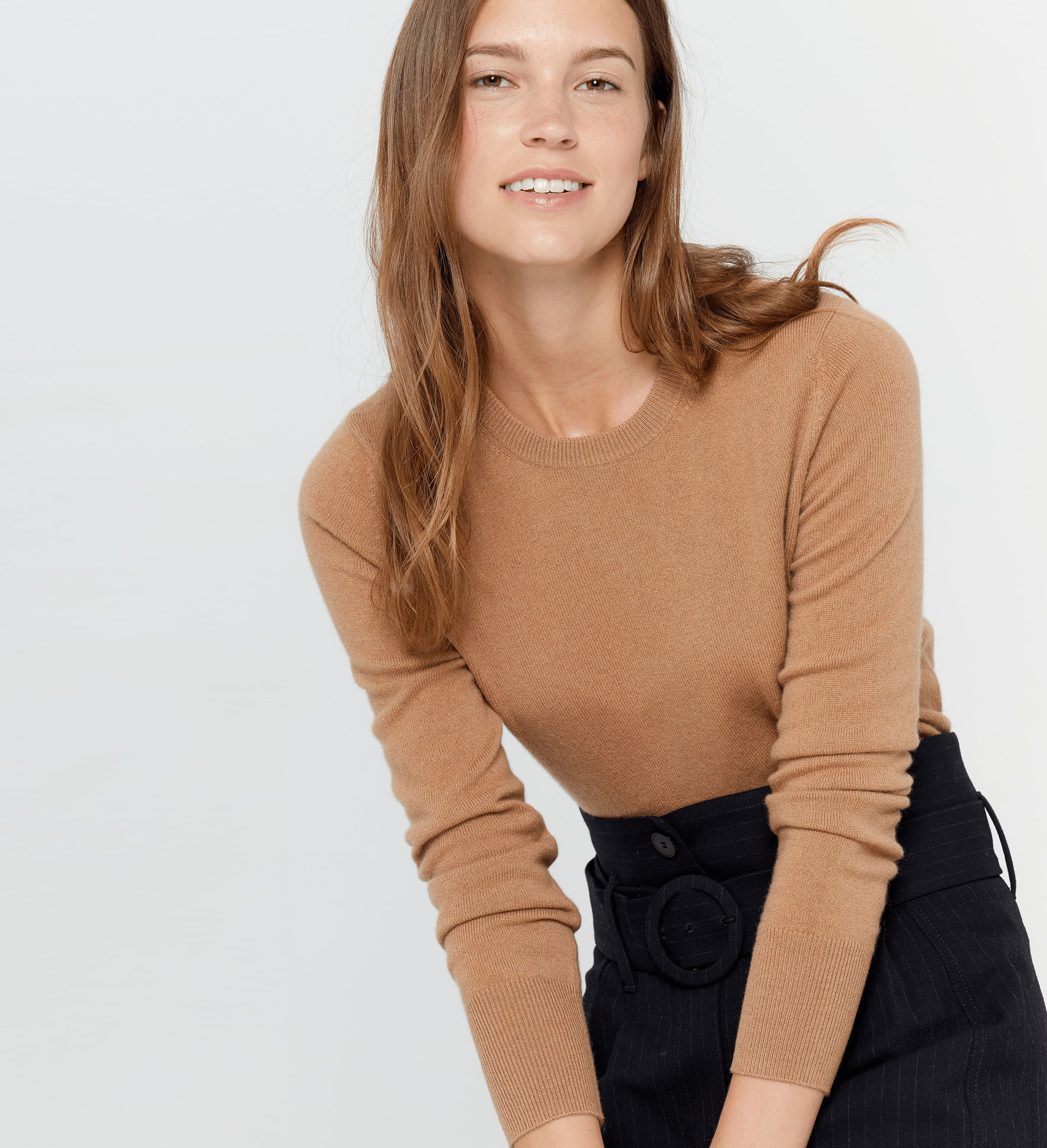 The Women’s Basic Crewneck Cashmere Sweater