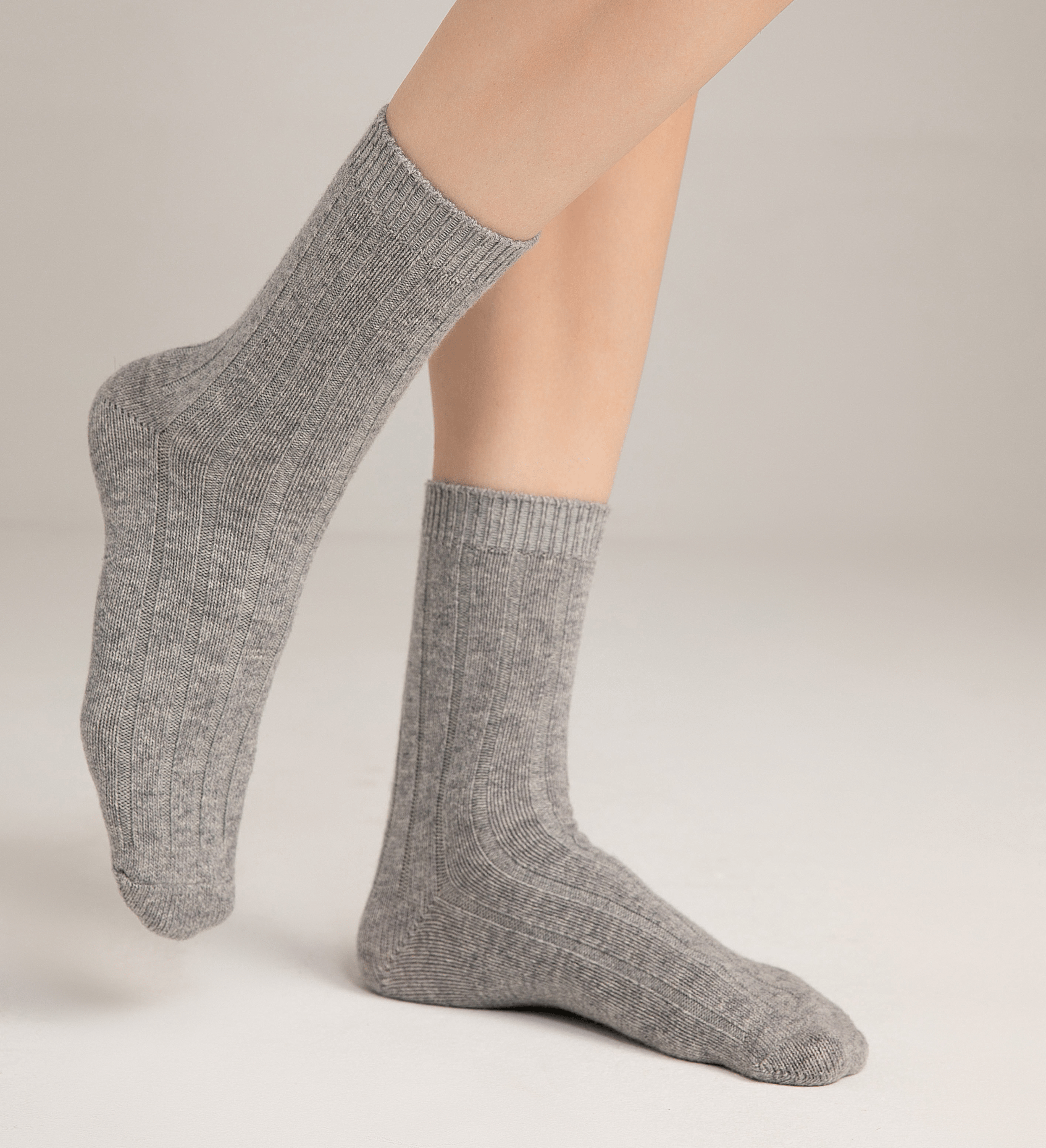 The Unisex Cashmere Cuff Socks