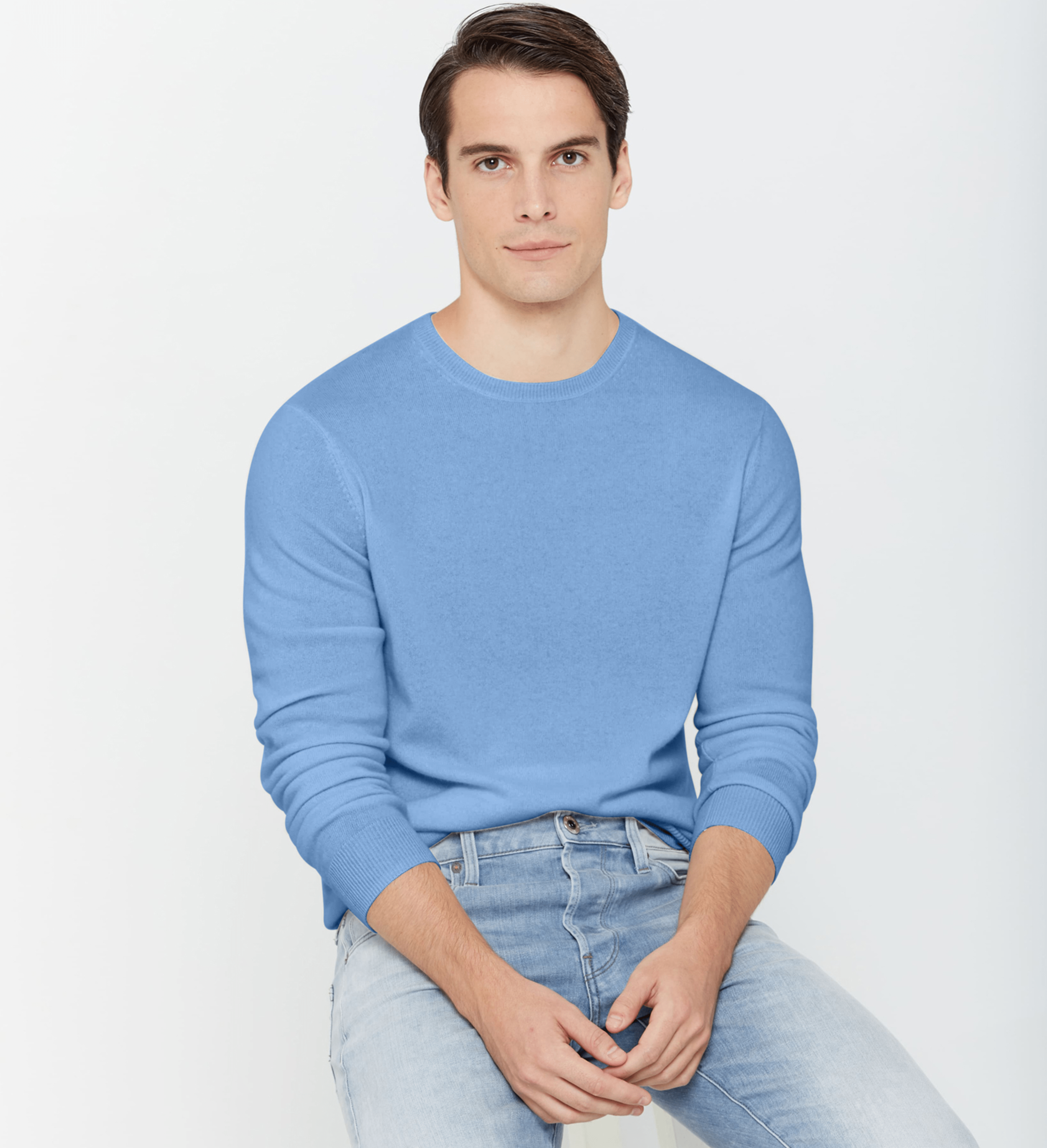 The Men’s Basic Crewneck Cashmere Sweater