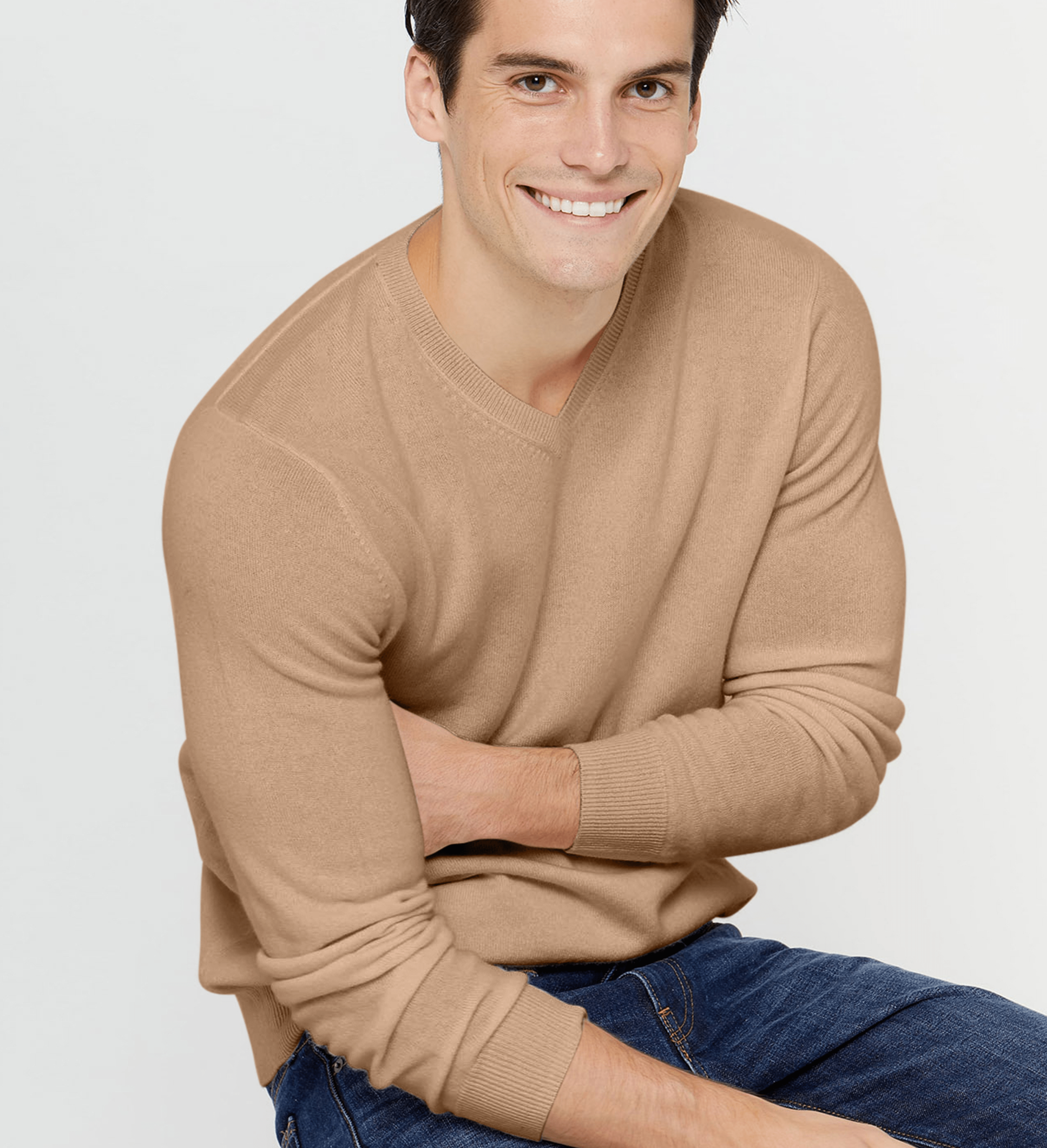 The Men's Basic V-Neck Cashmere Sweater