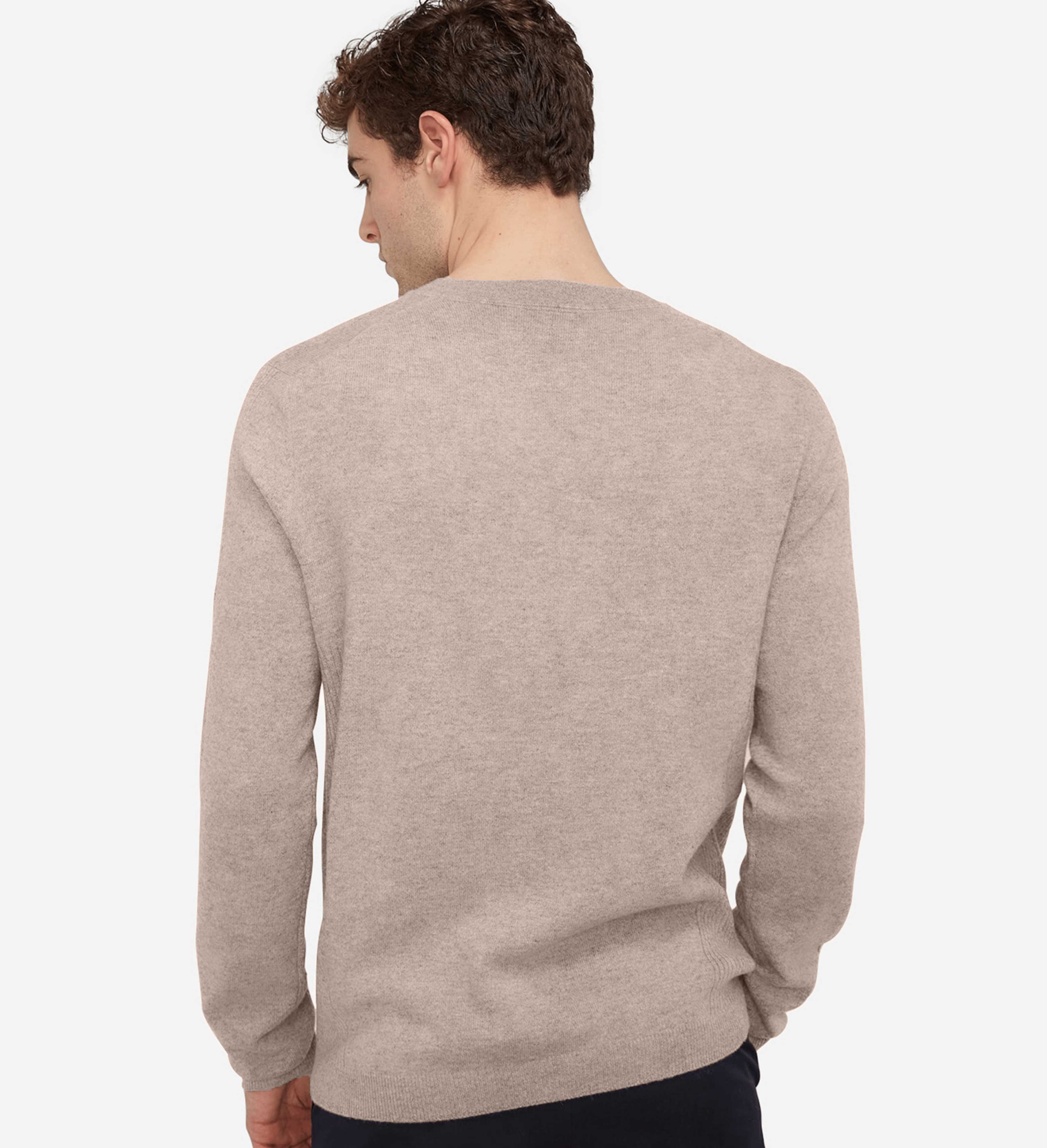 The Textured Cashmere Crewneck Sweater