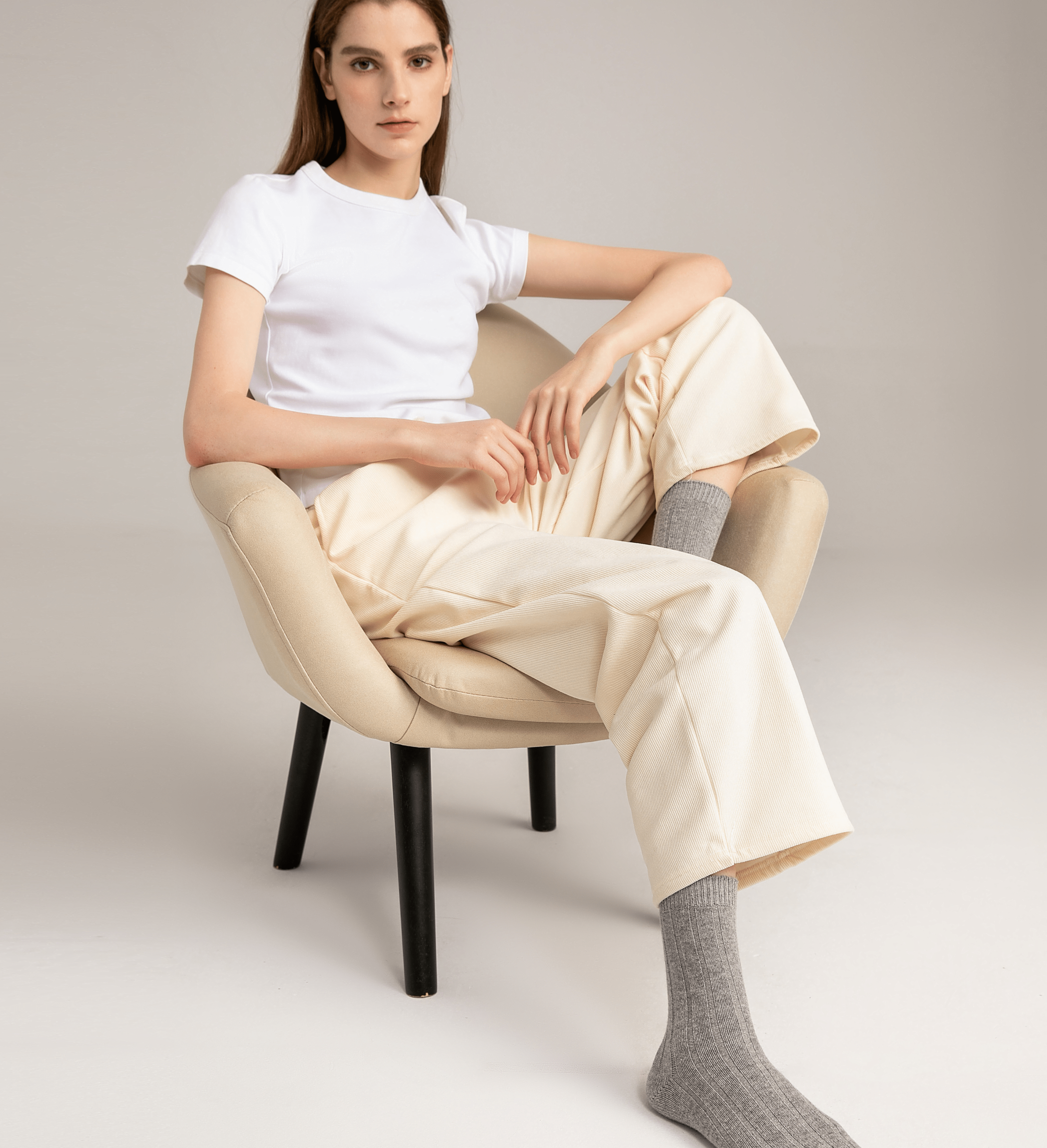 The Unisex Cashmere Cuff Socks