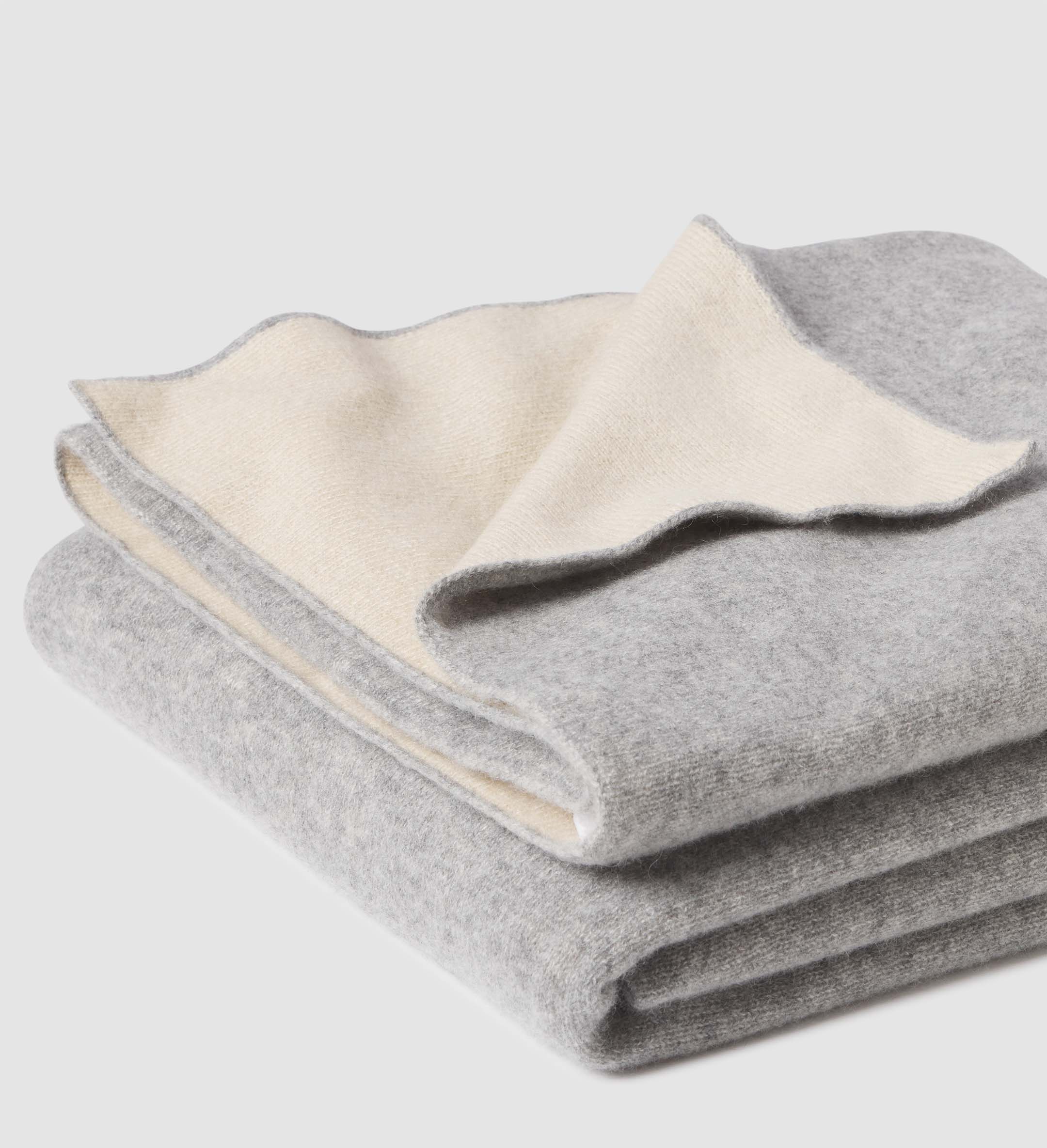 The Double-Sided Reversible Cashmere Throw Blanket