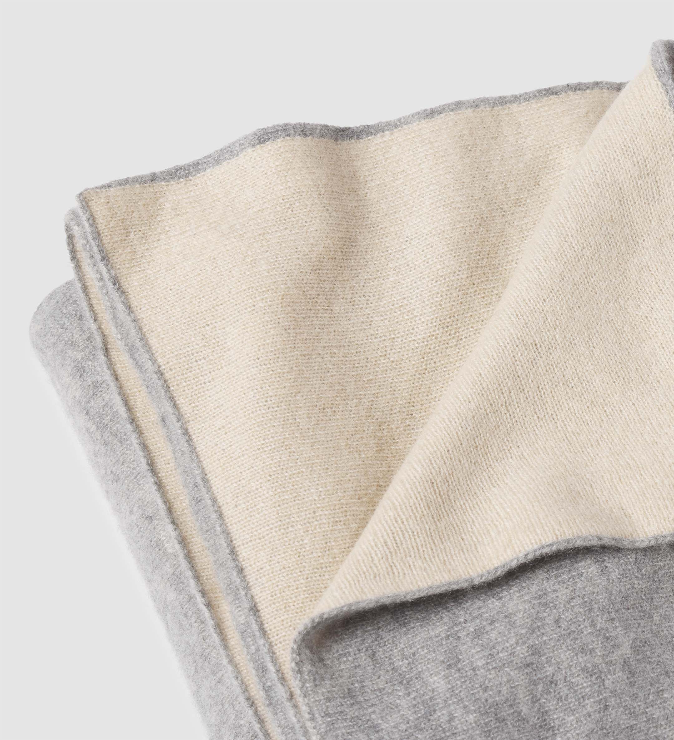 The Double-Sided Reversible Cashmere Throw Blanket