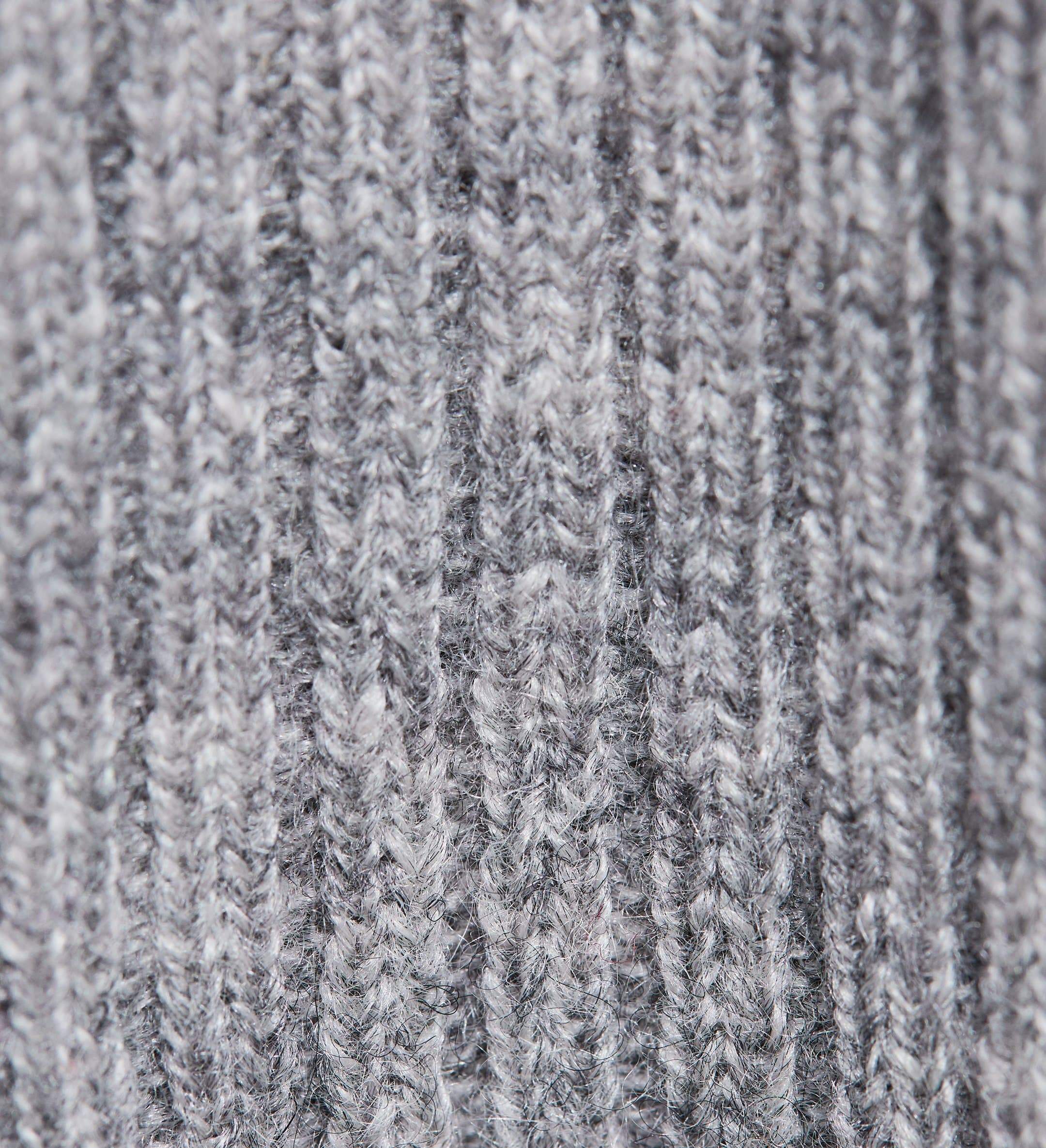 The Ribbed Subtle V-Neck Cashmere Sweater