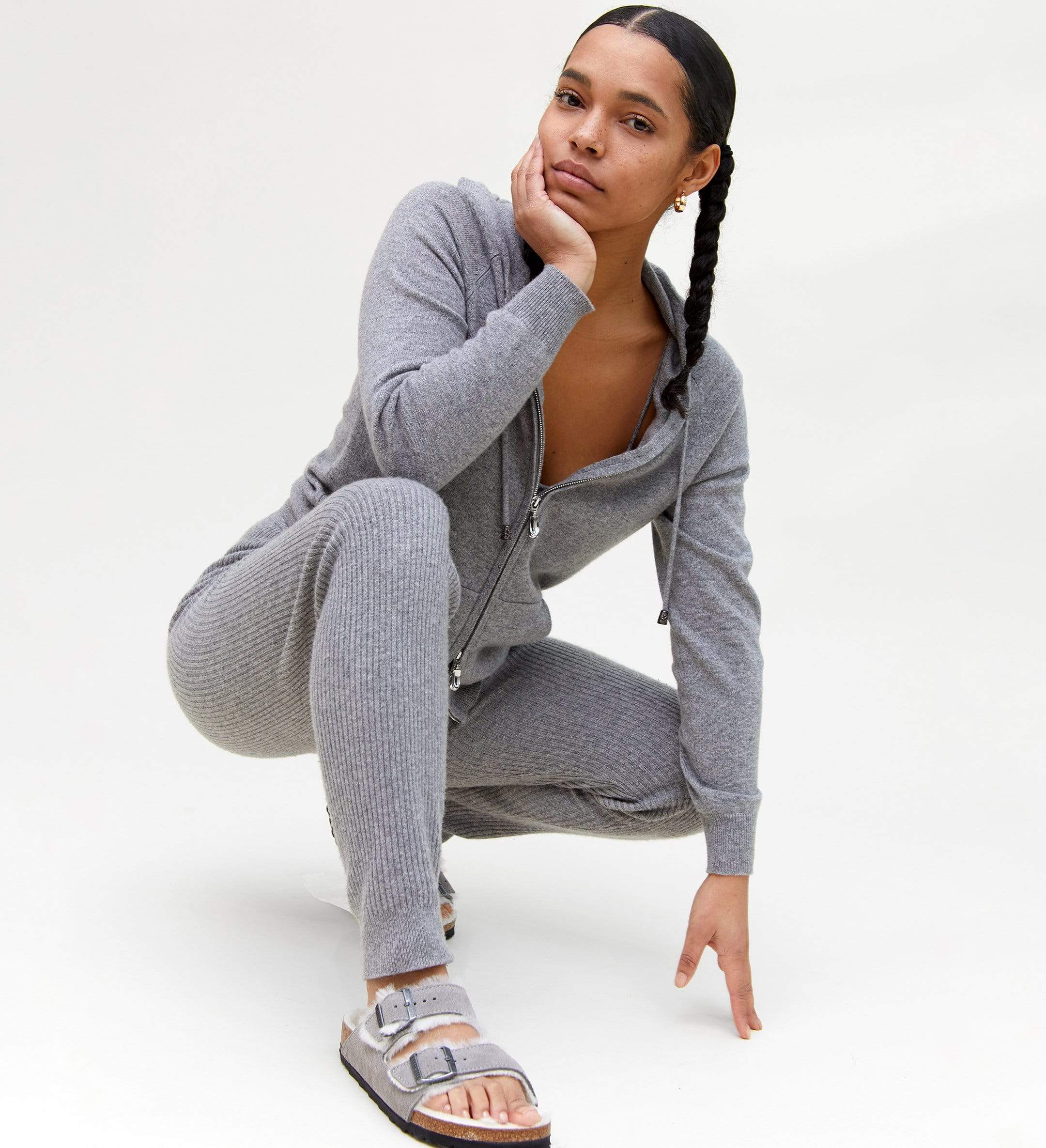 The Ribbed Cashmere Pants