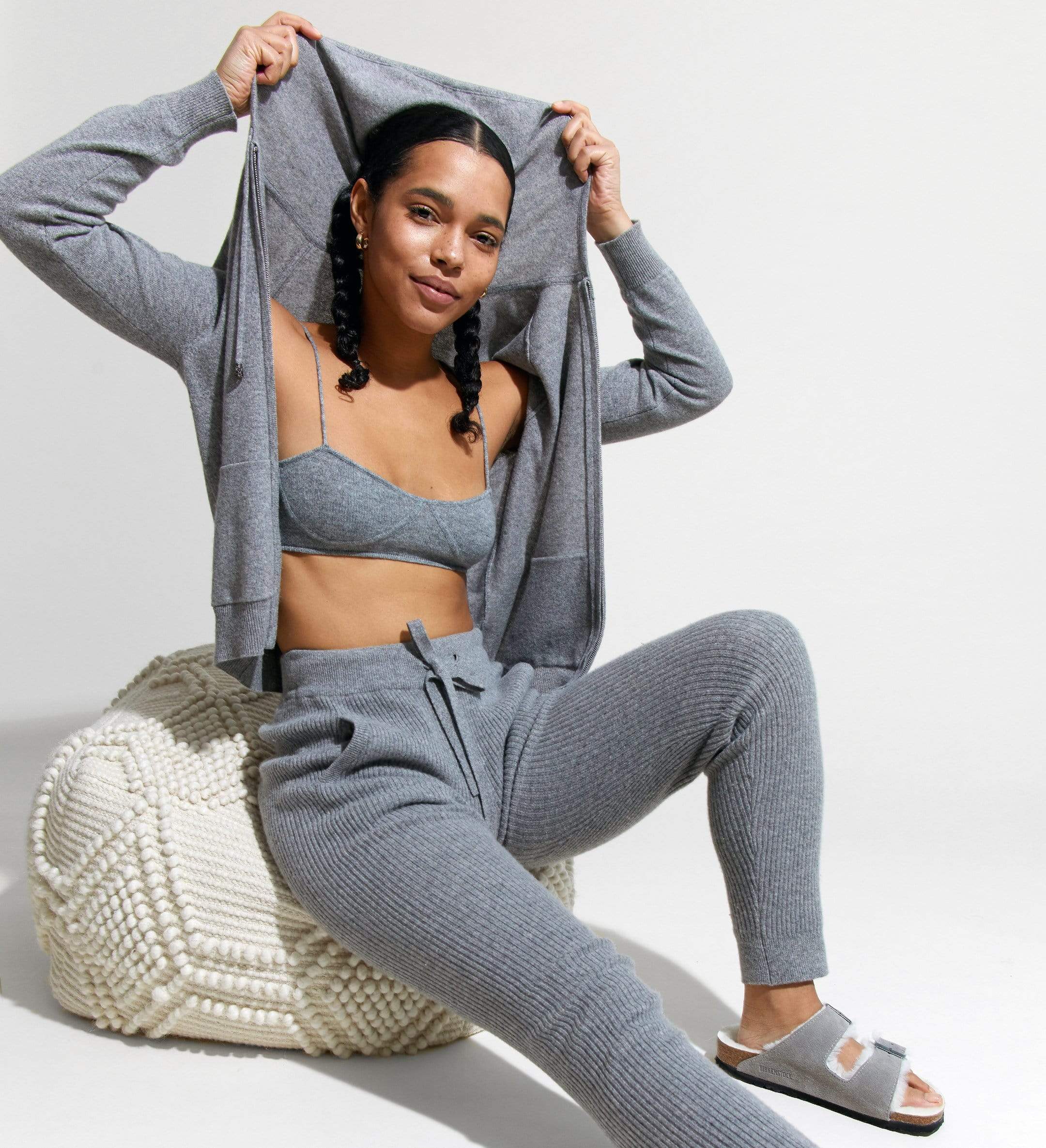 The Ribbed Cashmere Pants