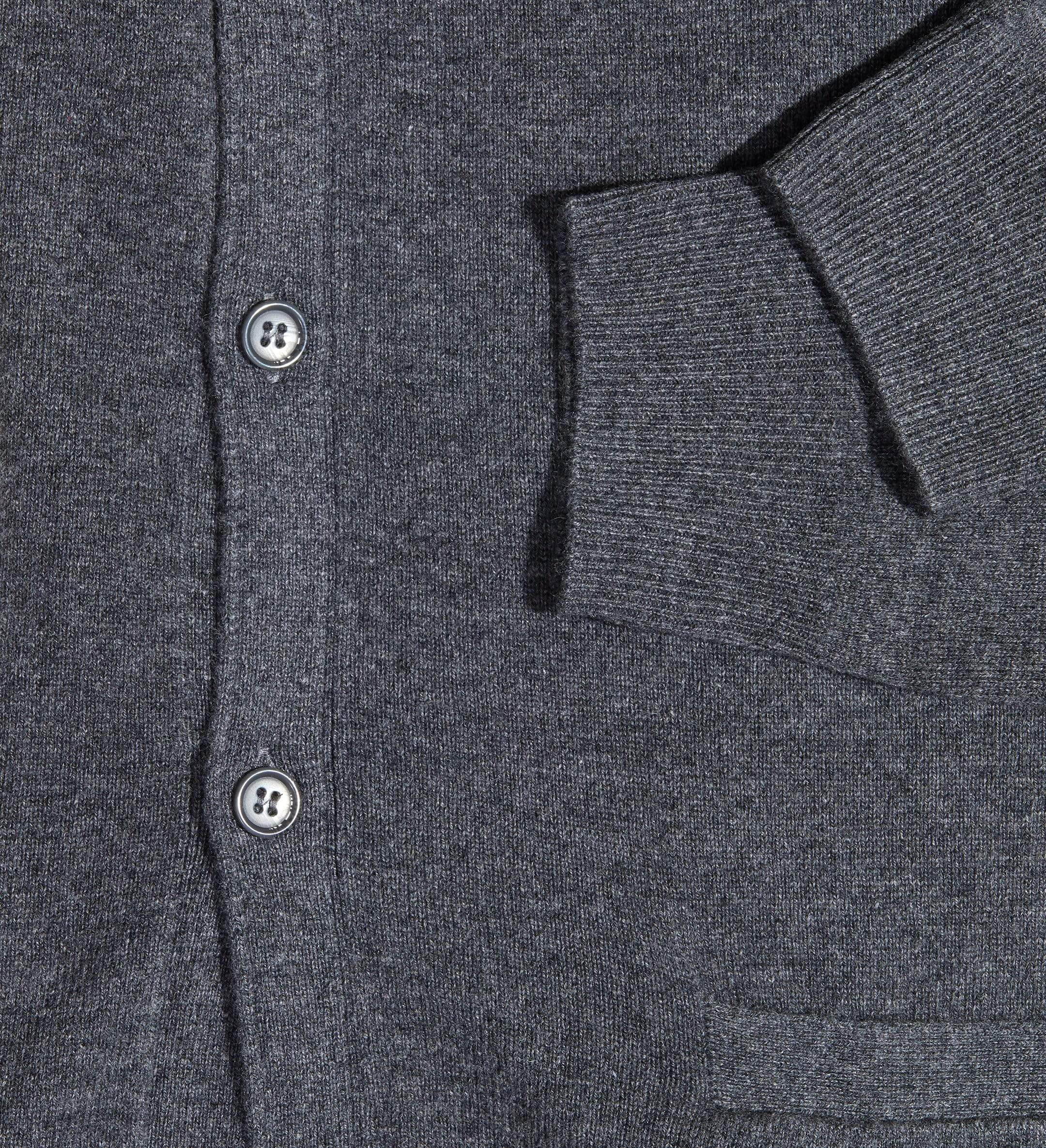 The V-Neck Button Down Cashmere Cardigan with Pockets