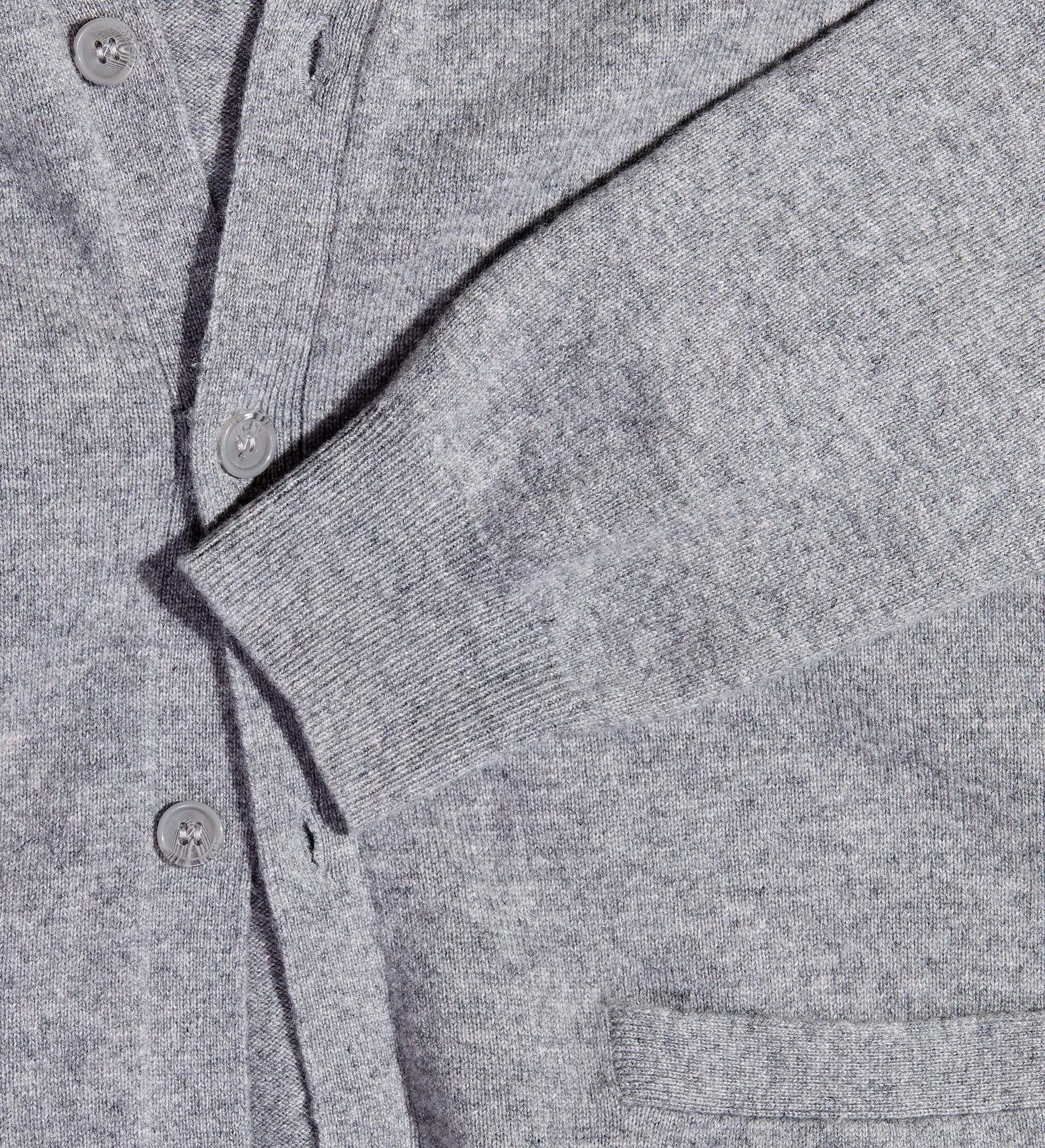 The V-Neck Button Down Cashmere Cardigan with Pockets