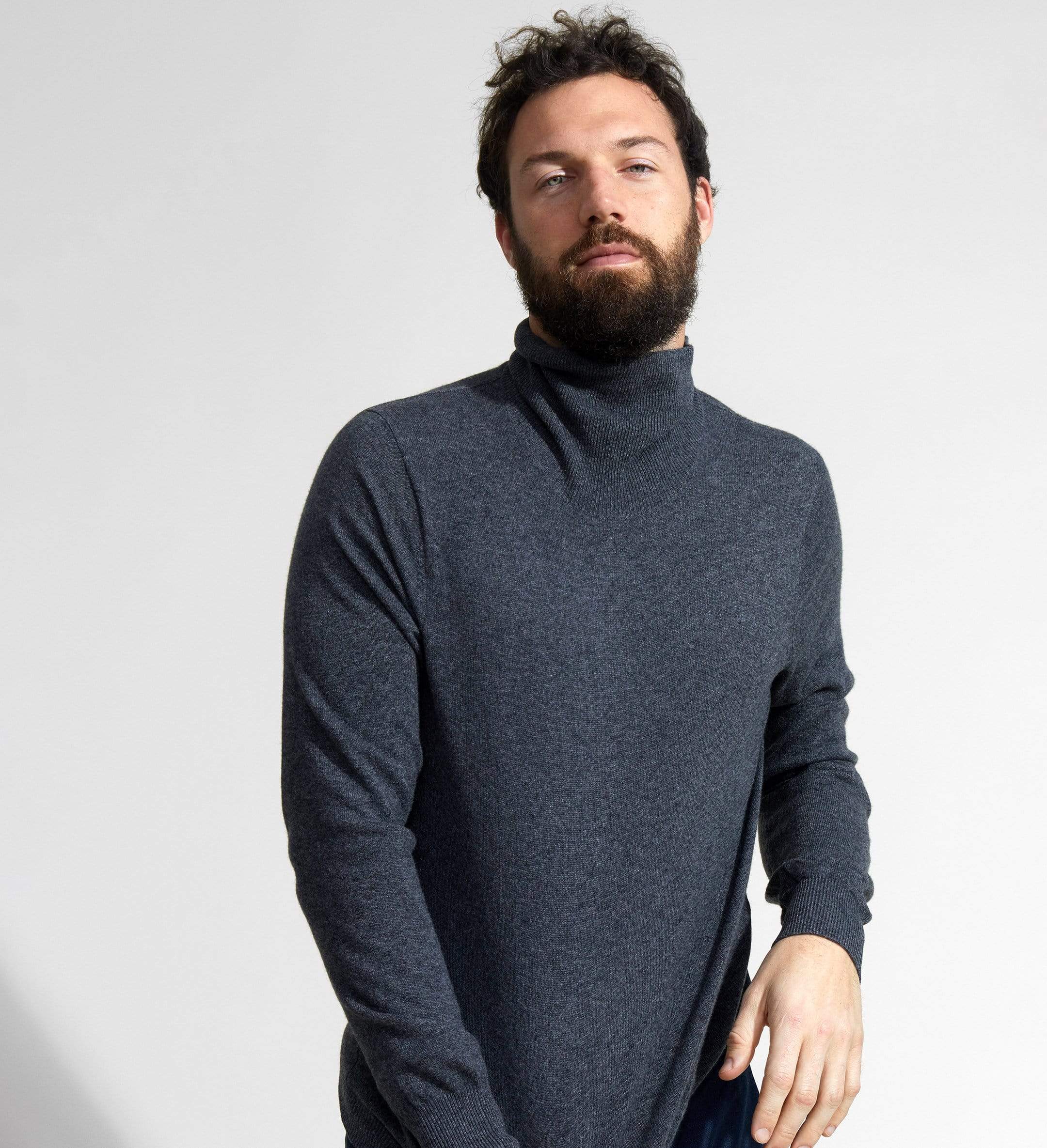 The Cashmere Turtleneck Basic Sweater
