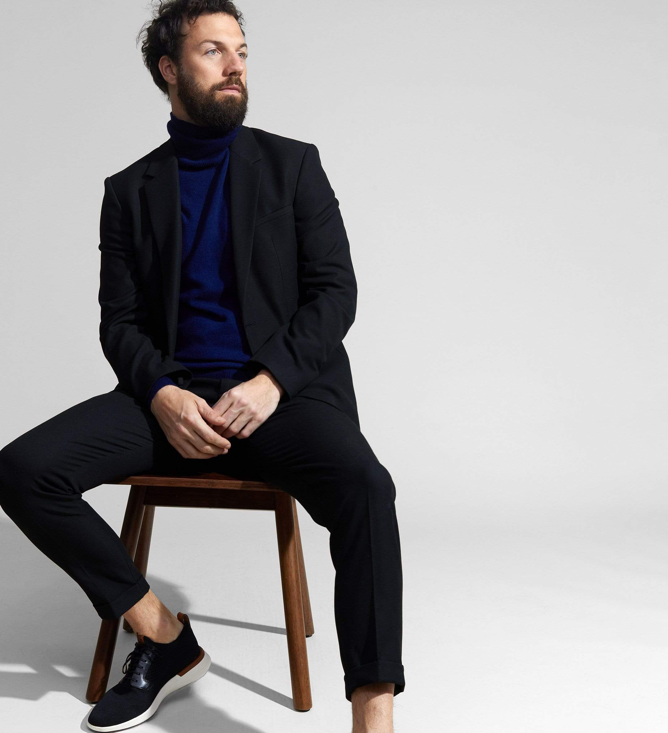 The Cashmere Turtleneck Basic Sweater