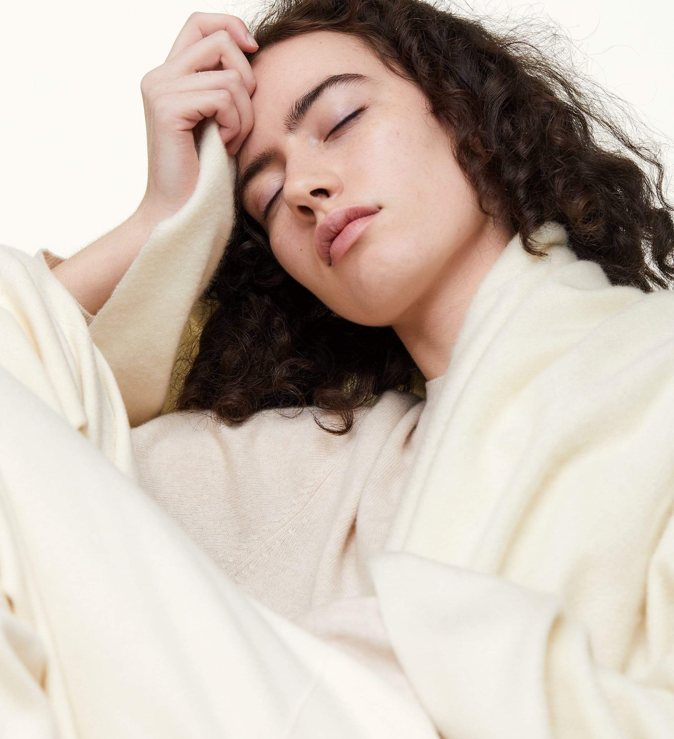 The Solid Cashmere Fringe Throw Blanket